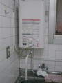 小型温水器取替工事　大阪府東大阪市　EWM-14