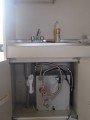 小型電気温水器取付工事　京都府京都市西京区　EHPN-F13N2-EFH4MK