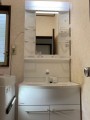 洗面化粧台取替工事 埼玉県比企郡小川町 kouji03