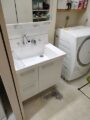 洗面化粧台取替工事 埼玉県狭山市 AR3H-755SY-set3-VP1H