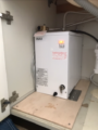 小型電気温水器取替工事 兵庫県西宮市 EHPN-F12N2